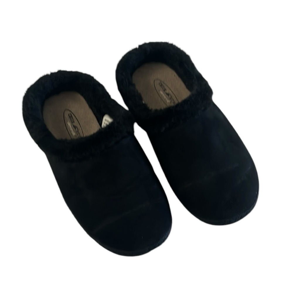 Deer Stags Slipperooz Black Slip-On Mule Slippers